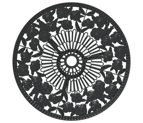 3-Osaline Bistrookomplekt, Valualumiinium, Must