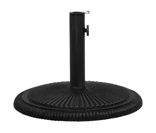 Saulessarga Pamatne, Melna, 45X45X30 Cm, Čuguns Vidaxl