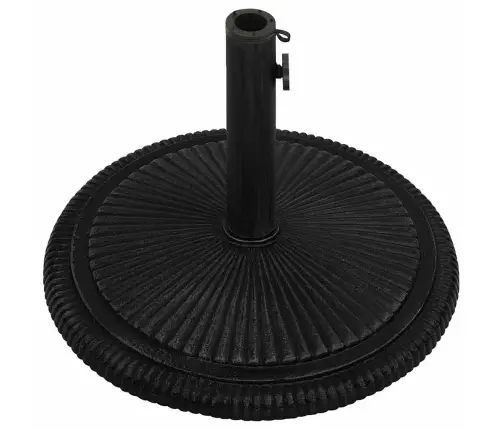 Saulessarga Pamatne, Melna, 45X45X30 Cm, Čuguns Vidaxl