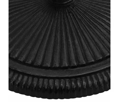 Saulessarga Pamatne, Melna, 45X45X30 Cm, Čuguns Vidaxl