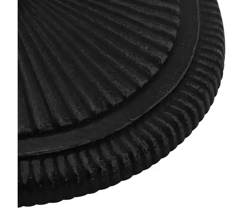 Saulessarga Pamatne, Melna, 45X45X30 Cm, Čuguns Vidaxl