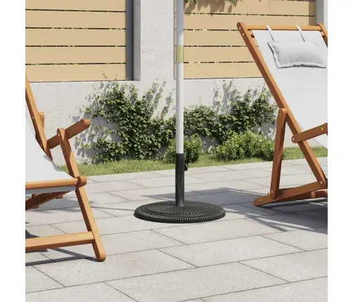 Saulessarga Pamatne, Melna, 45X45X30 Cm, Čuguns Vidaxl