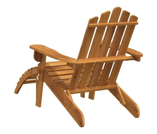 Dārza Krēsls Ar Kāju Balstu, Akācijas Masīvkoks Vidaxl