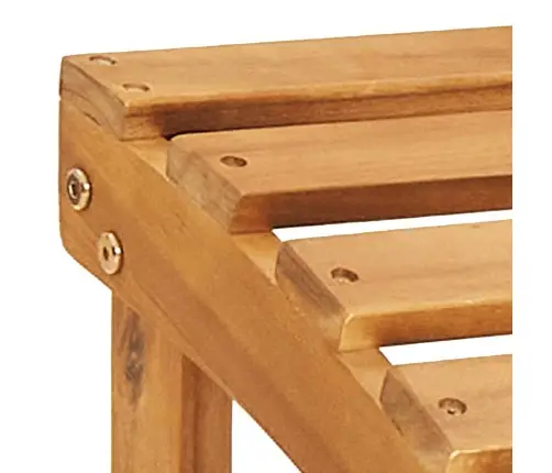 Dārza Krēsls Ar Kāju Balstu, Akācijas Masīvkoks Vidaxl