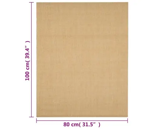 Kilimas, 80X100cm Natūralus Sizalis