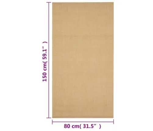 Vaip, Naturaalne Sisal, 80 X 150 Cm Vaip, Naturaalne Sisal, 80 X 150 Cm