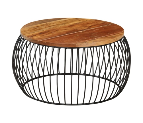 Kafijas Galdiņš, Ø68 Cm, Pārstrādāts Masīvkoks Vidaxl