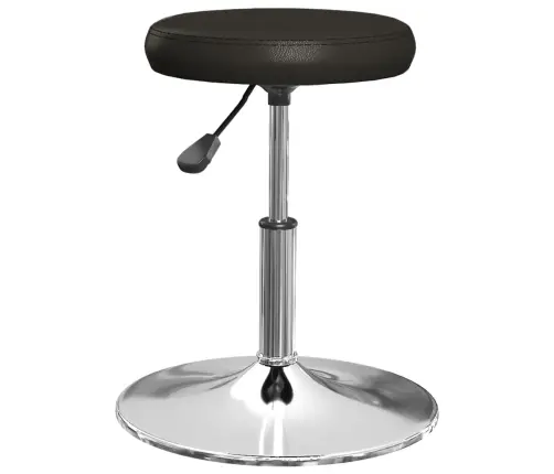 Virtuves Krēsli, 6 Gab., Melna Mākslīgā Āda Vidaxl