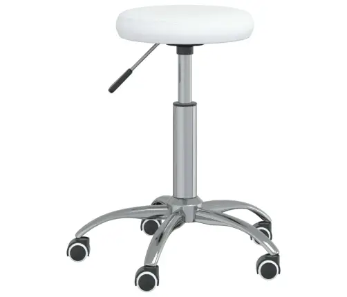 Valgomojo Kėdė, Baltos Spalvos, Dirbtinė Oda (333151)