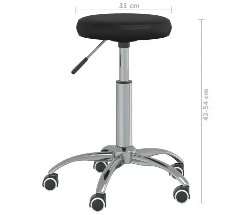 Masāžas Krēsls, Melna Mākslīgā Āda Vidaxl