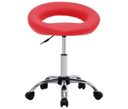 Grozāms Virtuves Krēsls, Sarkana Mākslīgā Āda Vidaxl