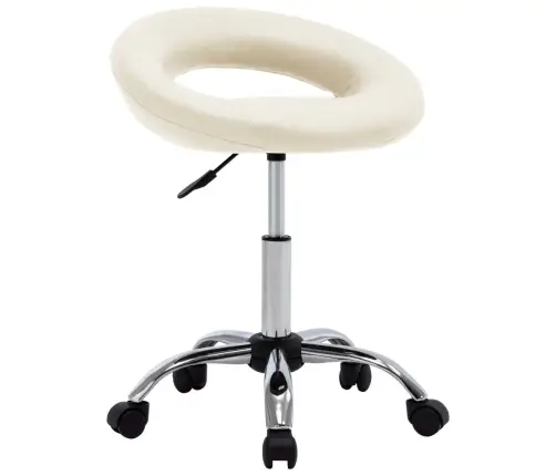 Grozāms Virtuves Krēsls, Krēmkrāsas Mākslīgā Āda Vidaxl