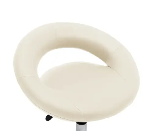 Grozāms Virtuves Krēsls, Krēmkrāsas Mākslīgā Āda Vidaxl