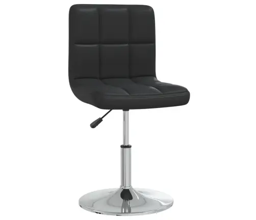 Virtuves Krēsls, Melna Mākslīgā Āda Vidaxl
