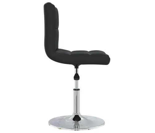 Virtuves Krēsls, Melna Mākslīgā Āda Vidaxl