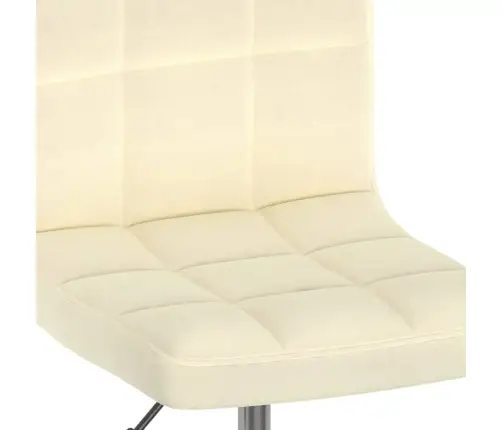 Pasukamos Valgomojo Kėdės, 4Vnt., Kreminės Spalvos, Audinys