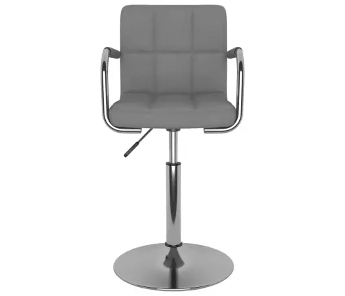 Virtuves Krēsls, Gaiši Pelēks Audums Vidaxl