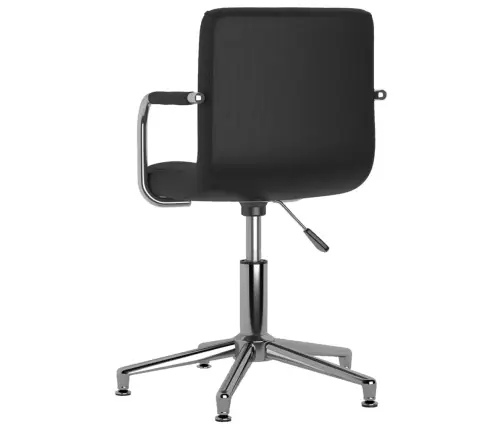 Pasukama Valgomojo Kėdė, Juodos Spalvos, Dirbtinė Oda (334750) Pasukama Valgomojo Kėdė, Juodos Spalvos, Dirbtinė Oda (334750)