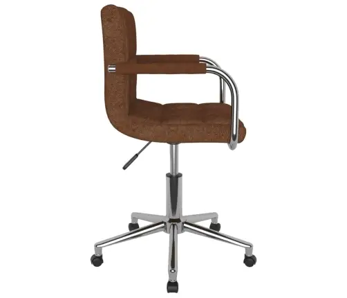 Pasukama Valgomojo Kėdė, Rudos Spalvos, Audinys (334794) Pasukama Valgomojo Kėdė, Rudos Spalvos, Audinys (334794)