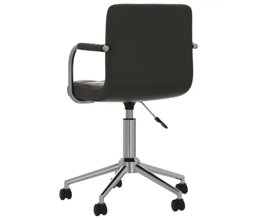 Grozāms Virtuves Krēsls, Melna Mākslīgā Āda Vidaxl Grozāms Virtuves Krēsls, Melna Mākslīgā Āda Vidaxl