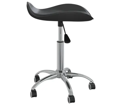 Grozāms Virtuves Krēsls, Melna Mākslīgā Āda Vidaxl