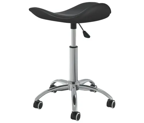 Grozāms Virtuves Krēsls, Melna Mākslīgā Āda Vidaxl