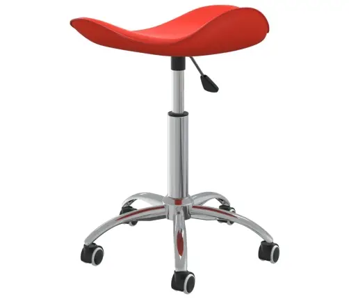 Grozāms Virtuves Krēsls, Sarkana Mākslīgā Āda Vidaxl