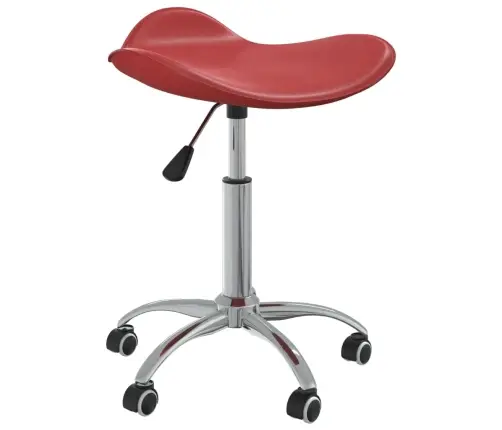 Grozāms Virtuves Krēsls, Vīnsarkana Mākslīgā Āda Vidaxl