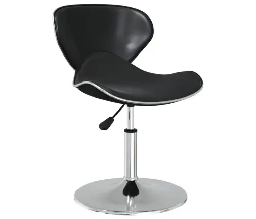 Virtuves Krēsli, 4 Gab., Melna Mākslīgā Āda Vidaxl