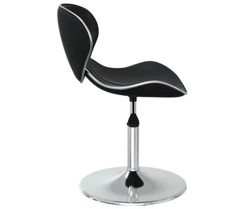 Virtuves Krēsli, 4 Gab., Melna Mākslīgā Āda Vidaxl