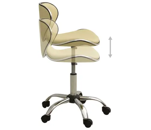 Biroja Krēsls, Krēmkrāsas Mākslīgā Āda Vidaxl