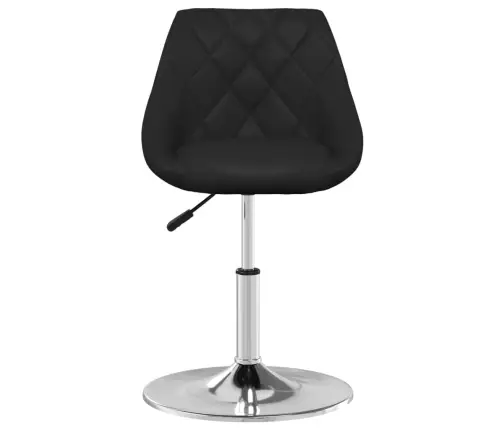 Virtuves Krēsli, 4 Gab., Melna Mākslīgā Āda Vidaxl