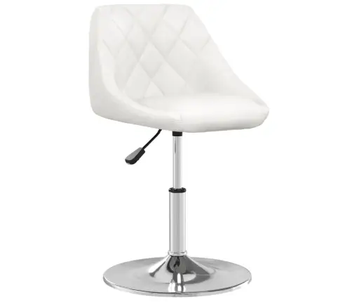 Baro Taburetė, Baltos Spalvos, Dirbtinė Oda (335149)