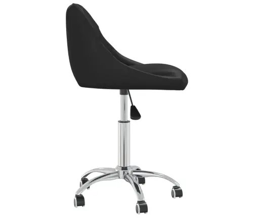 Pöörlevad Söögitoolid 4 Tk, Must, Kunstnahk