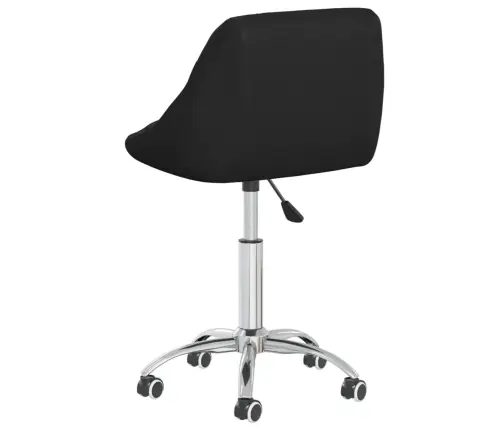 Grozāms Virtuves Krēsls, Melna Mākslīgā Āda Vidaxl