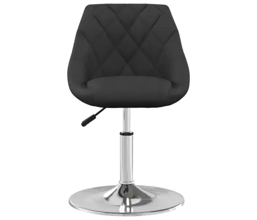 Pöörlevad Söögitoolid 4 Tk, Must, Samet