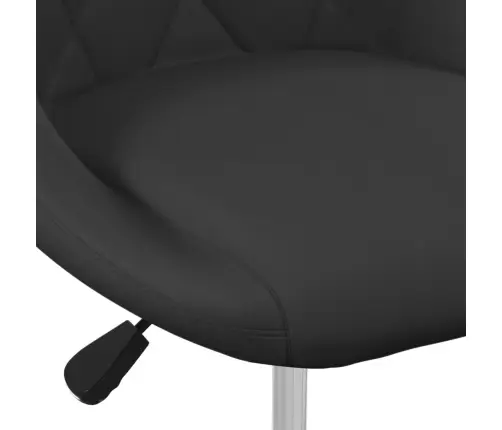 Pöörlevad Söögitoolid 4 Tk, Must, Samet