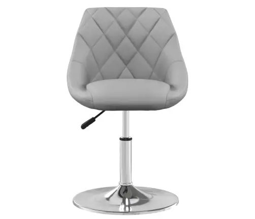 Grozāmi Virtuves Krēsli, 4 Gab., Gaiši Pelēks Samts Vidaxl