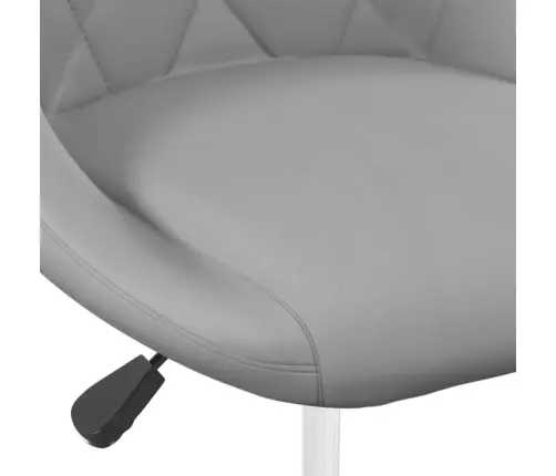 Grozāmi Virtuves Krēsli, 4 Gab., Gaiši Pelēks Samts Vidaxl