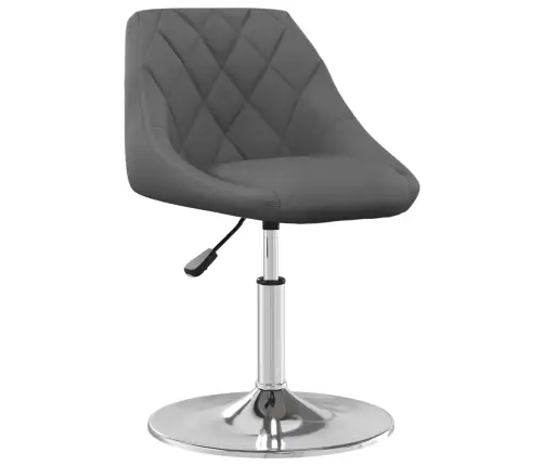 Grozāmi Virtuves Krēsli, 4 Gab., Tumši Pelēks Samts Vidaxl Grozāmi Virtuves Krēsli, 4 Gab., Tumši Pelēks Samts Vidaxl
