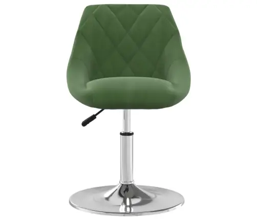 Grozāmi Virtuves Krēsli, 4 Gab., Tumši Zaļš Samts Vidaxl