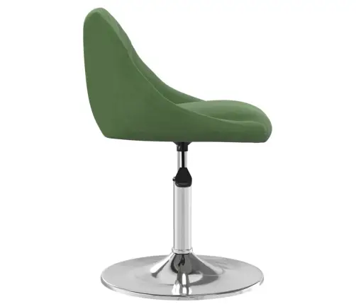 Grozāmi Virtuves Krēsli, 4 Gab., Tumši Zaļš Samts Vidaxl