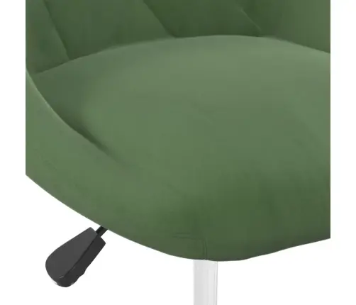 Grozāmi Virtuves Krēsli, 4 Gab., Tumši Zaļš Samts Vidaxl