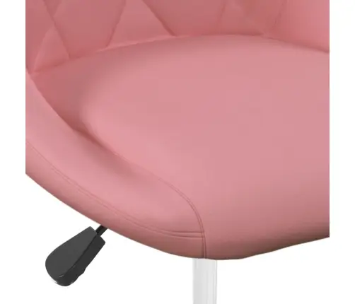Pasukamos Valgomojo Kėdės, 6Vnt., Rožinės Spalvos, Aksomas Pasukamos Valgomojo Kėdės, 6Vnt., Rožinės Spalvos, Aksomas