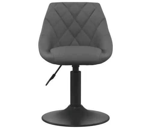 Pööratavad Söögitoolid 4 Tk, Tumehall, Samet