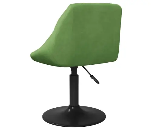 Grozāmi Virtuves Krēsli, 4 Gab., Gaiši Zaļš Samts Vidaxl