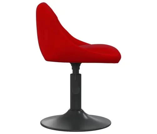 Grozāmi Virtuves Krēsli, 6 Gab., Vīnsarkans Samts Vidaxl