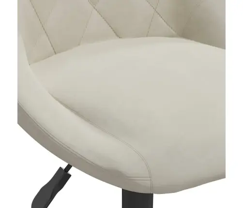Virtuves Krēsls, Krēmkrāsas Samts Vidaxl
