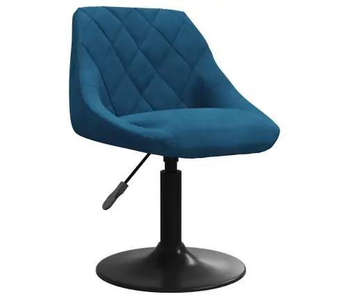 Valgomojo Kėdė, Mėlynos Spalvos, Aksomas (335320) Valgomojo Kėdė, Mėlynos Spalvos, Aksomas (335320)