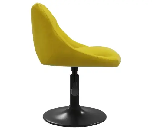 Valgomojo Kėdė, Garstyčių Geltonos Spalvos, Aksomas (335323)